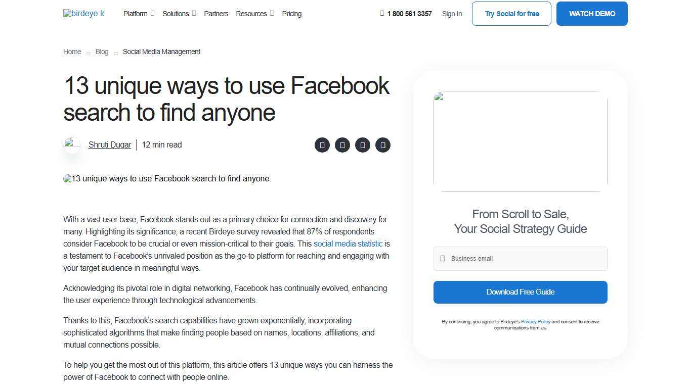 13 unique ways to use Facebook search to find anyone | Birdeye